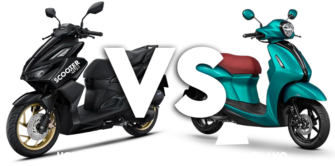the honda click 160 versus the honda scoopy