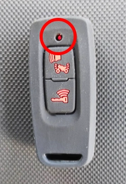 honda click 160 smart key with a red light